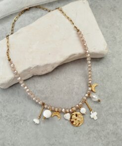 Κολιέ κρύσταλλα κρεμαστά