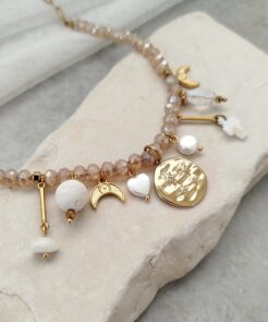 Κολιέ κρύσταλλα κρεμαστά