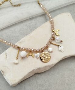 Κολιέ κρύσταλλα κρεμαστά