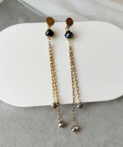 Σκουλαρίκια μακριά κρύσταλλα