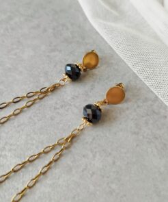 Σκουλαρίκια μακριά κρύσταλλα