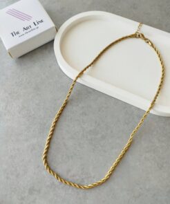 Κολιέ ατσάλινη αλυσίδα