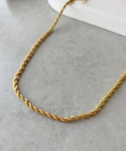 Κολιέ ατσάλινη αλυσίδα