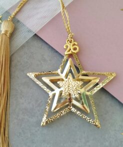 Γούρι χρυσό αστέρι