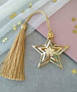 Γούρι χρυσό αστέρι