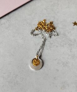 Κολιέ γούρι διχρωμο