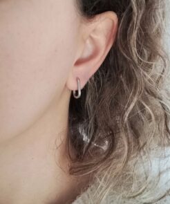 Alternative view of Κρικάκια Ατσάλινα Παραλληλόγραμμα Ασημί