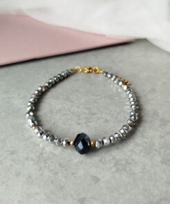 Βραχιόλι ασημί κρύσταλλα