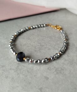 Βραχιόλι ασημί κρύσταλλα