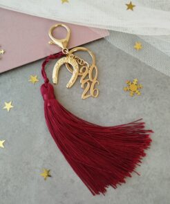 Γούρι μπρελόκ πέταλο