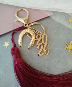 Γούρι μπρελόκ πέταλο