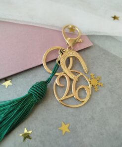 Γούρι μπρελόκ με πέταλο