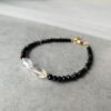 Βραχιόλι μαύρα κρύσταλλα
