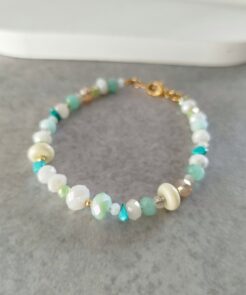Βραχιόλι παστέλ κρύσταλλα