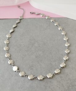 Κολιέ Harmony με Δίσκους από Ατσάλι