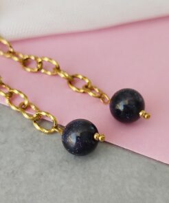 Σκουλαρίκια κρεμαστά χρυσόλιθος