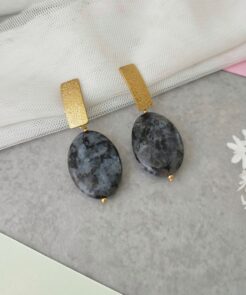 Σκουλαρίκια ημιπολύτιμη πέτρα