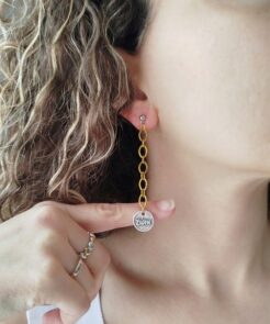 Σκουλαρίκια κρεμαστά κρύσταλλα