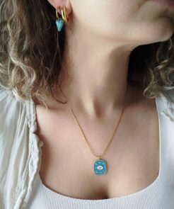 Ατσάλινη αλυσίδα με μενταγιόν