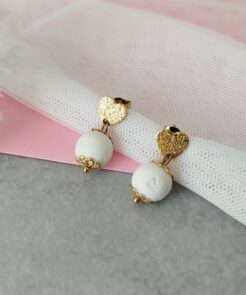 Σκουλαρίκια Καρδιές Lava Heart με Λάβα