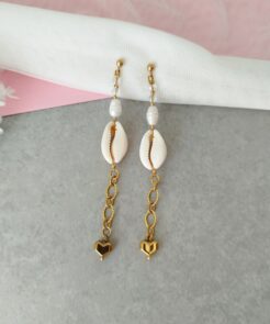 Μακριά Σκουλαρίκια Shell Treasure με Κοχύλια