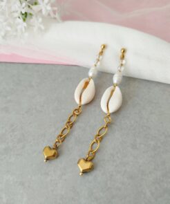 Μακριά Σκουλαρίκια Shell Treasure με Κοχύλια