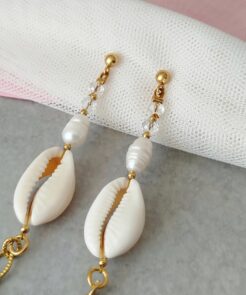 Μακριά Σκουλαρίκια Shell Treasure με Κοχύλια