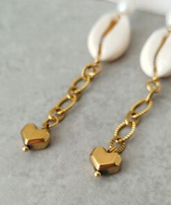 Μακριά Σκουλαρίκια Shell Treasure με Κοχύλια