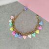 Βραχιόλι Chain Multicolor Hearts
