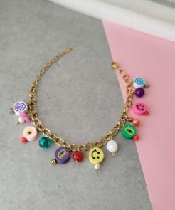 Βραχιόλι  Chain Multicolor Charms