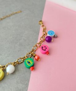 Βραχιόλι Chain Multicolor Charms