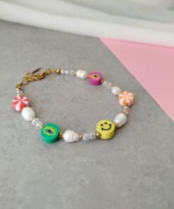 Βραχιόλι πολύχρωμο μαργαριτάρια
