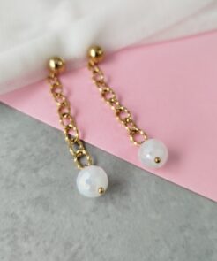 Σκουλαρίκια κρεμαστά κρύσταλλα