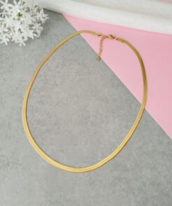 Ατσάλινη επιχρυσωμένη αλυσίδα