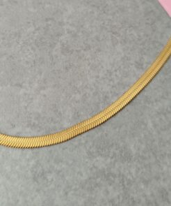 Ατσάλινη επιχρυσωμένη αλυσίδα