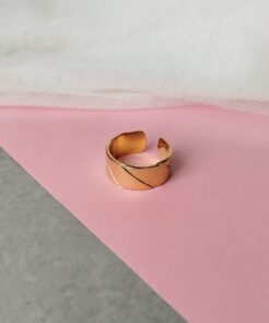 Δαχτυλίδι ατσάλινο γεωμετρικά