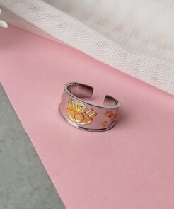 Δαχτυλίδι ατσάλινο γεωμετρικά