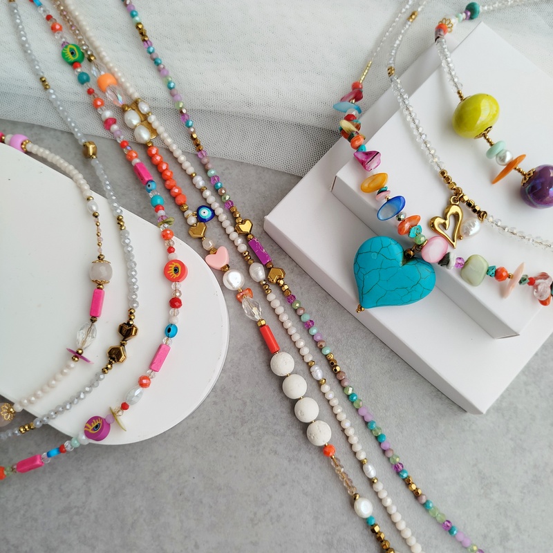 κολιε με χαντρες