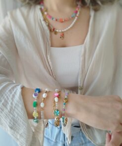 Alternative view of Βραχιόλι Candy με Κρύσταλλα