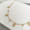 Κολιέ Ατσάλινη Αλυσίδα με Charms