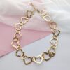 Κολιέ golden hearts καρδιές