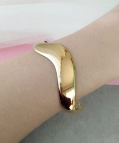 Βραχιόλι Aurelia Cuff Επιχρυσωμένο Ατσάλι