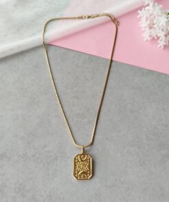 Ατσάλινη αλυσίδα με μενταγιόν