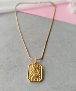 Ατσάλινη αλυσίδα με μενταγιόν