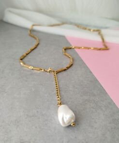 Μακριά Αλυσίδα με Μεγάλη Πέρλα