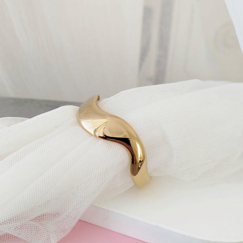 Βραχιόλι Aurelia Gold Cuff Ατσάλι - Image 3