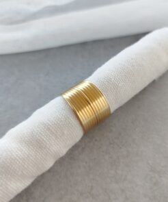 Δαχτυλίδι Ατσάλινο Golden Treasure
